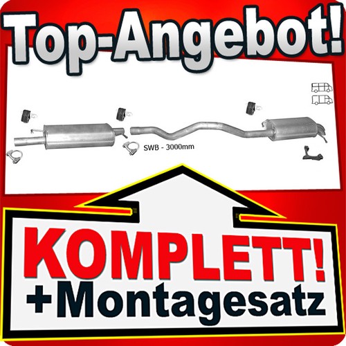 Auspuff für transporter - für, vw