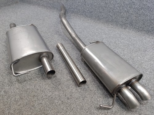 Edelstahl auspuff für t5 - edelstahl,
